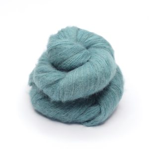 KLAUT - kézzel festett fonal - 50g - bébi suri alpaka és selyem - 516-2 fáradt kék