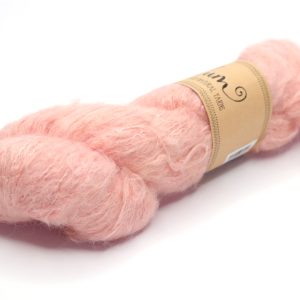 MALUMALU - kézzel festett egyszínű fonal - suri alpaka-selyem - 100g - 441-2 barack